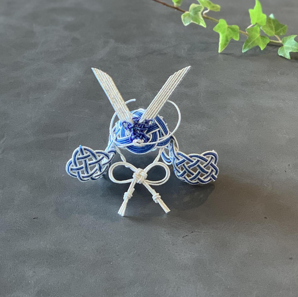 再販！水引兜飾り【縹-はなだ-】 五月人形・こいのぼり tomoemon 通販