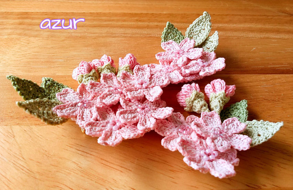 桜ひと枝のコサージュ 3枚目の画像