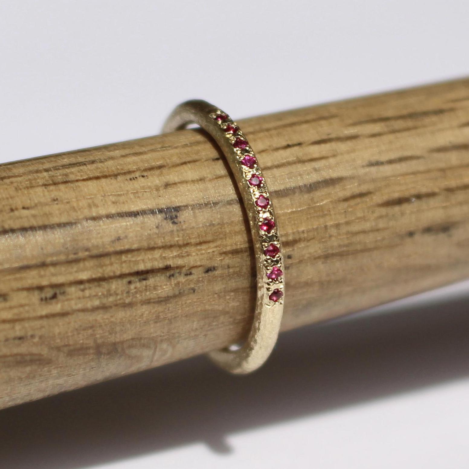 Purja ruby ring / K10, K18, PT900