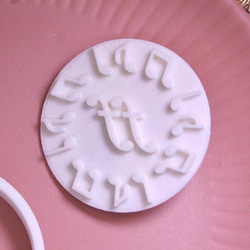 Φ50丸形クッキー型・「フォルティッシモ/Ａタイプ」・スタンプ付きクッキー型 5枚目の画像