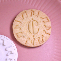 Φ50丸形クッキー型・「２分の２拍子/Ａタイプ」・スタンプ付きクッキー型 3枚目の画像