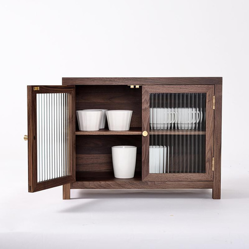 アンティーク 両面 ガラスケース ショーケース 棚 戸棚 無垢材 受注生産】和風ショーケース 無垢材 茶器棚 置物収納棚 ガラス戸