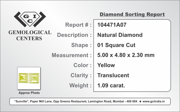 K18YG スクエアカット 天然ダイヤモンド ピアス 13枚目の画像
