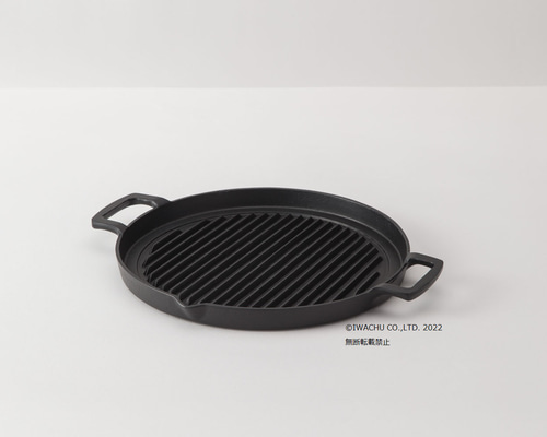 未使用品❗️グリルパン 丸型　　岩鋳 南部鉄器 a77292a9a5caa5ed4ef65828be9cbd