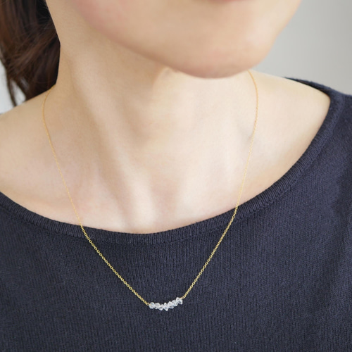 14kgf＊ハーキマーダイヤモンドのネックレス ネックレス