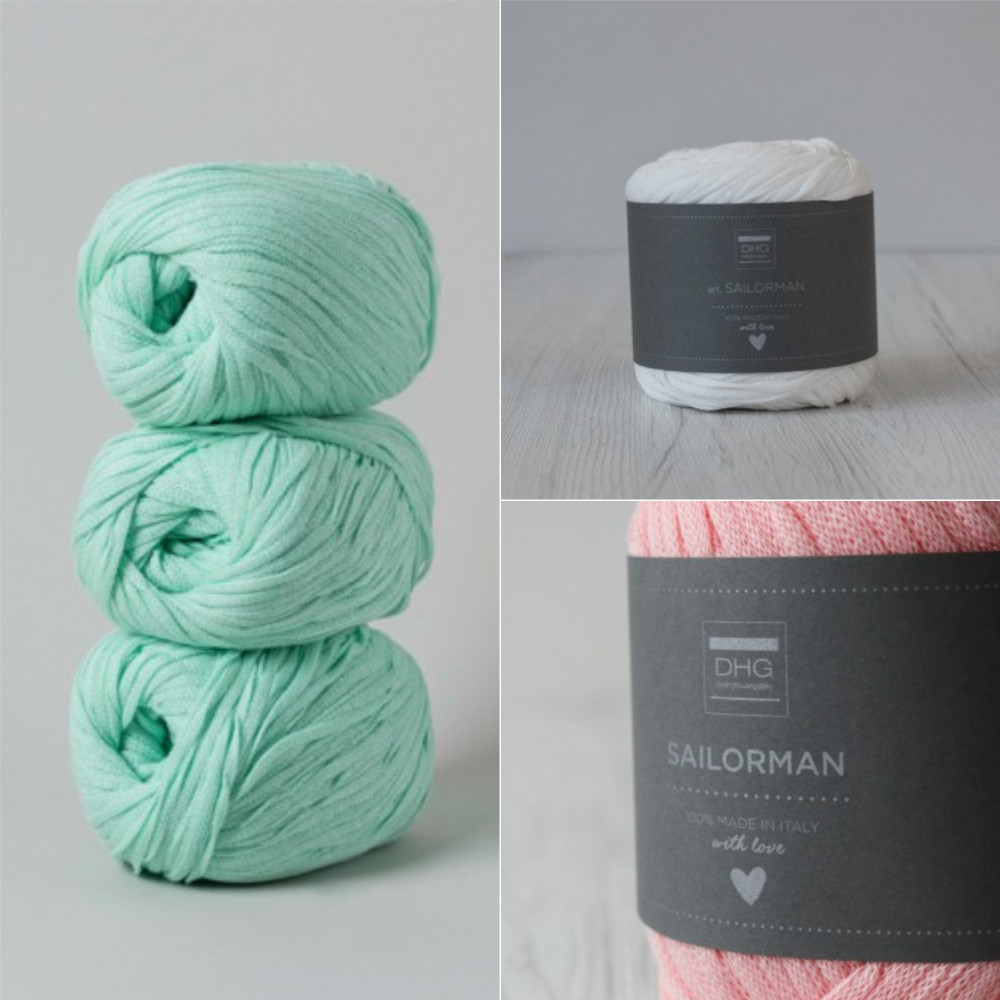 【NY8】全38色！イタリア製 テープヤーン -SAILORMAN-【輸入毛糸】