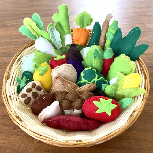 フェルトままごと えらべる！お野菜、フルーツオーダーページ