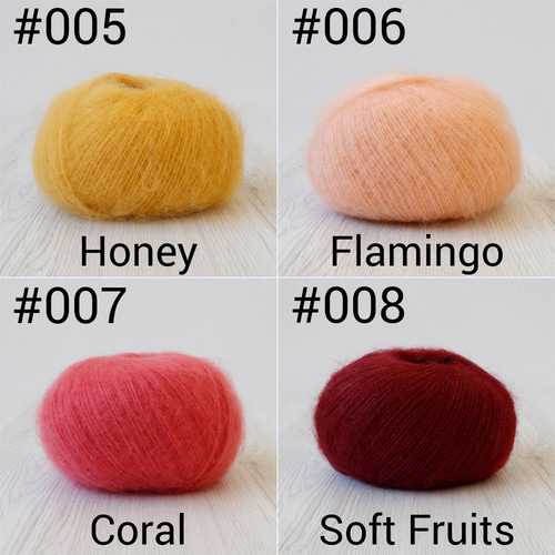 予約販売】全15色！イタリア製モヘア毛糸 Fluffy【SY2】 毛糸 陽