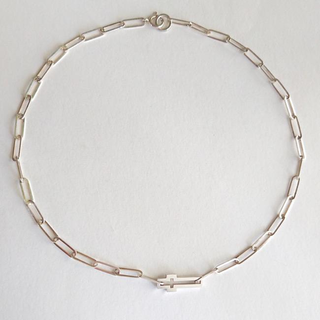 【G2MIX】Silver925 フロントクロス ネックレス