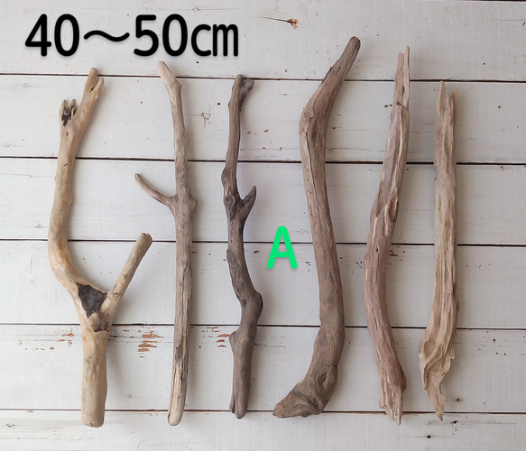 40～50cm 6本セット (A.B.Dは売り切れました！)流木素材 