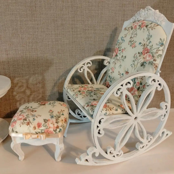 ロッキングチェア　1/6ドールサイズ Amazon | Cobaanii mokei工房 コバアニ模型工房 1/6 ドール