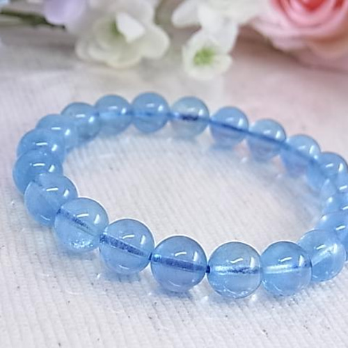 超希少❣️ 瑪瑙　水入り　天然石 ブラジル産 トレジャー瑪瑙　台座付き　⑥ ご予約品/高品質】サンタマリア アクアマリン ブラジル産 8.5