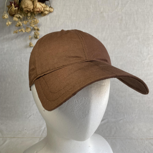 カラビナ染めブラウンキャップ キャップ 旅商人「アキンド」 通販