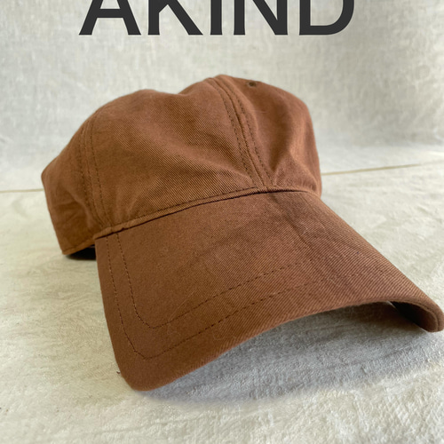 カラビナ染めブラウンキャップ キャップ 旅商人「アキンド」 通販