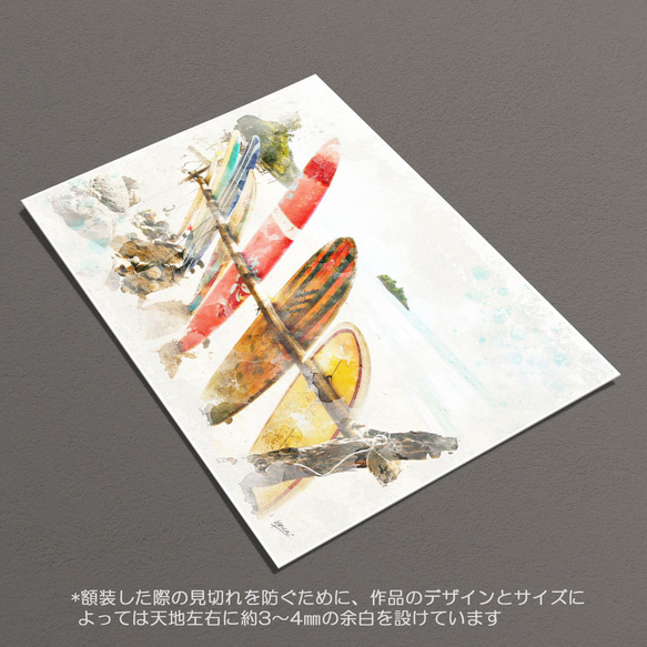 ☆インテリアアートポスター -SURF CLUB-【064】 6枚目の画像