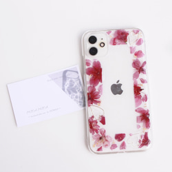 再販！！【桜が好き】大人デザイン　全機種対応のスマホケース　さくら　iPhone アンドロイド　携帯ケース　名前 4枚目の画像