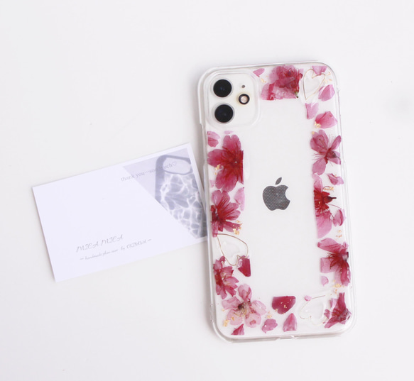 再販！！【桜が好き】大人デザイン　全機種対応のスマホケース　さくら　iPhone アンドロイド　携帯ケース　名前 4枚目の画像