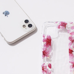 再販！！【桜が好き】大人デザイン　全機種対応のスマホケース　さくら　iPhone アンドロイド　携帯ケース　名前 3枚目の画像