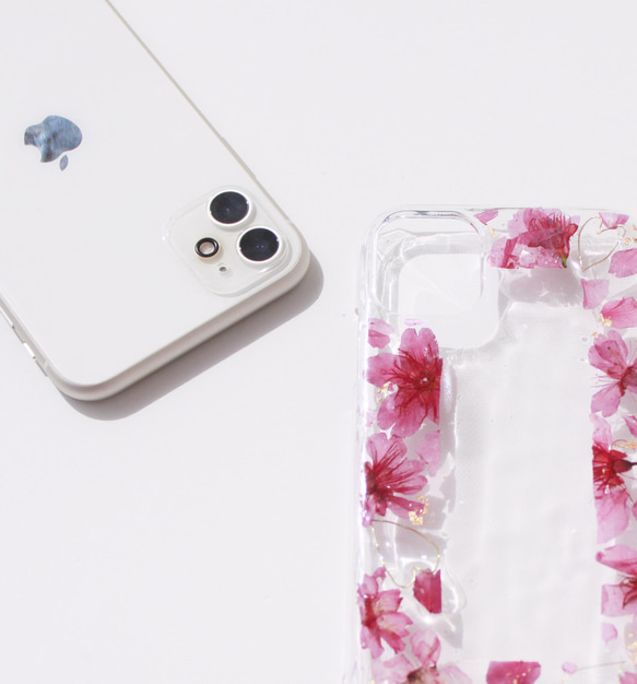 再販！！【桜が好き】大人デザイン　全機種対応のスマホケース　さくら　iPhone アンドロイド　携帯ケース　名前 3枚目の画像