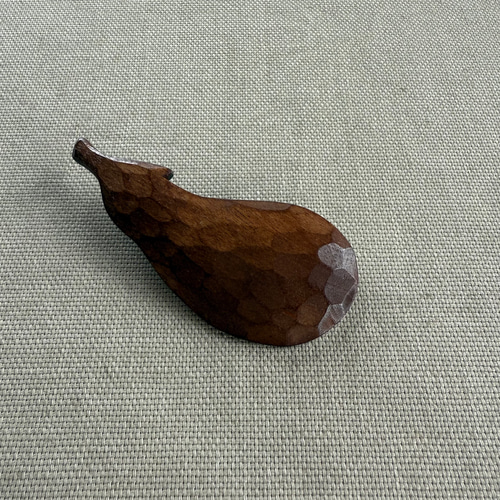 木彫りの茶さじ『ナス（茄子）』 その他キッチン小物 尾澤木彫 通販