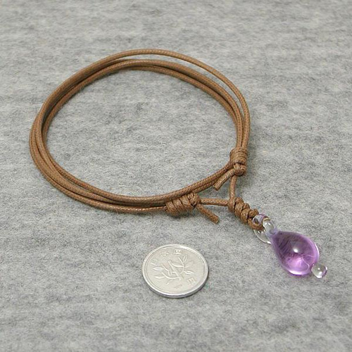 フクロウのトンボ玉 ガラスのジュエリー ペンダントトップ10850-491 フクロウのトンボ玉 ガラスのジュエリー ペンダントトップ10850-491