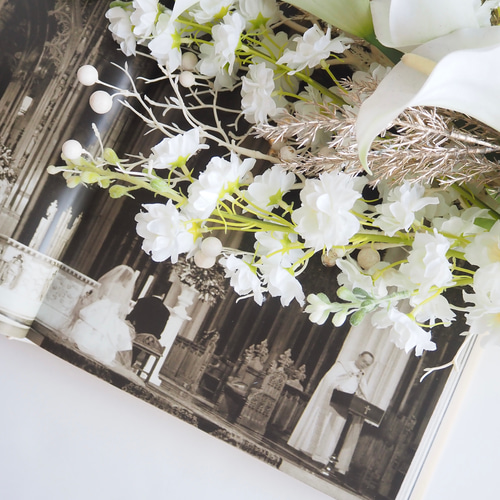 和装ブーケ❤︎完成品 アーティフィシャルフラワー 前撮り撮影から