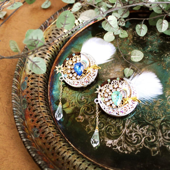 高級クリスタル使用】耀煌の星ブローチ ☆全2色 ブローチ Radiant