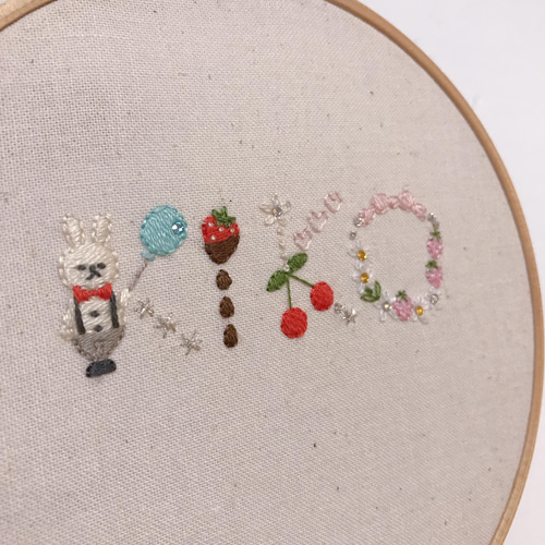 受注制作✳︎母の日にも】お名前オーダー刺繍✳︎幼稚園バッグ