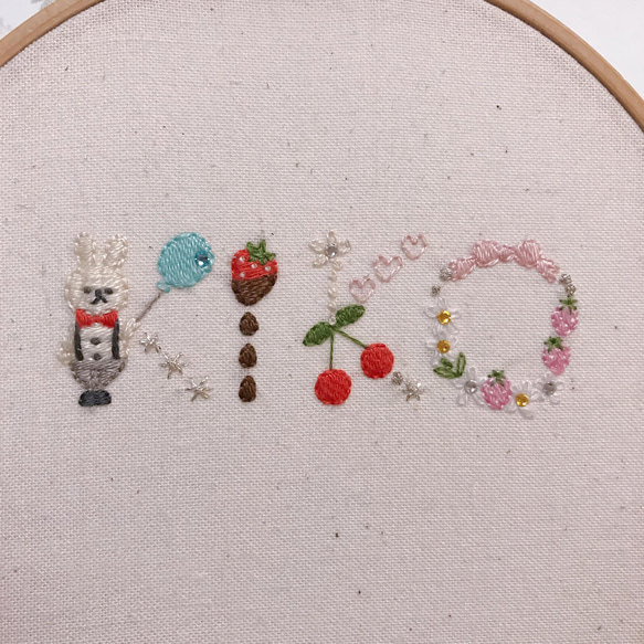 受注制作✳︎母の日にも】お名前オーダー刺繍✳︎幼稚園バッグ