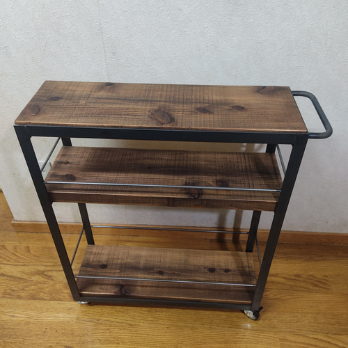 キッチンラック キッチン収納 アイアン 植物棚 キッチンワゴン