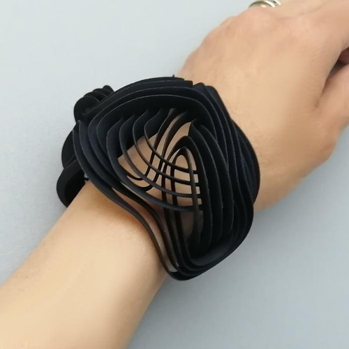 リヴュレ バングル 黒 バングル・リストバンド monocircus 通販