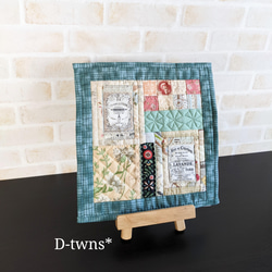 パッチワークキルトXmasのタペストリー☆パッチワークキルトのミニ