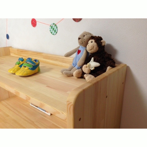 木製『角丸みオープンシェルフ Mサイズ』木製キャビネット 木製