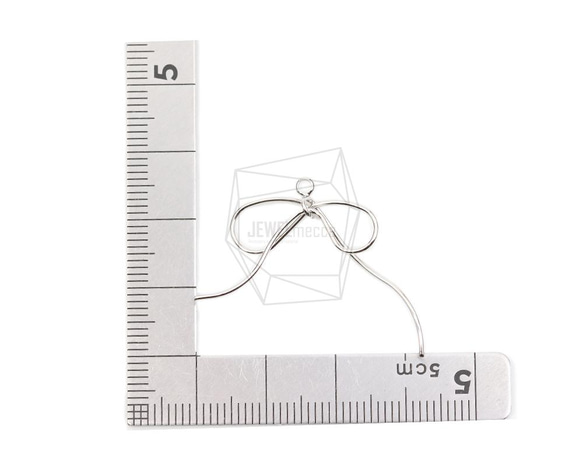 PDT-2567-R [2pieces] Ribbon pendant, Rope Ribbon Pendant / 24mm 第5張的照片