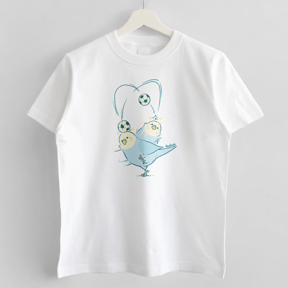 Tシャツ（Lifting Budgerigar） 2枚目の画像