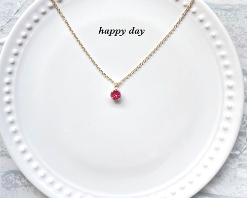 人気]スワロフスキー一粒ネックレス ネックレス・ペンダント