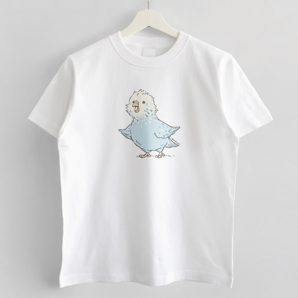 Tシャツ（雛 / セキセイインコ） 2枚目の画像