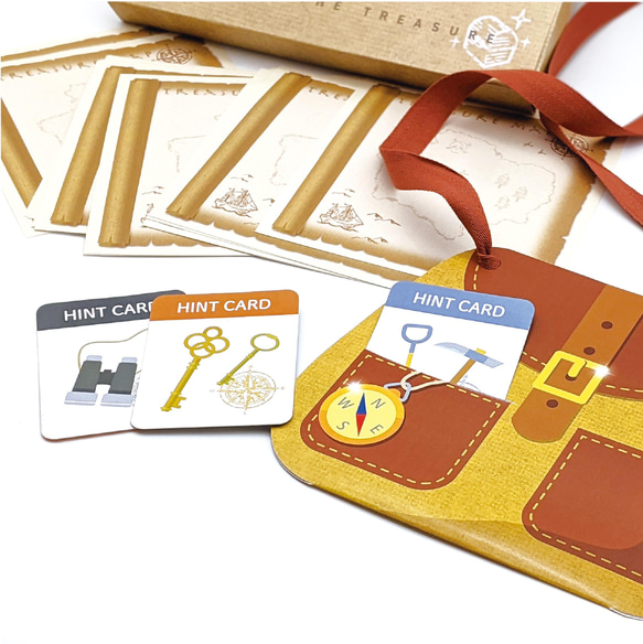 お家で宝探しセット / 探検家になりきる お家時間 ゲーム 4枚目の画像