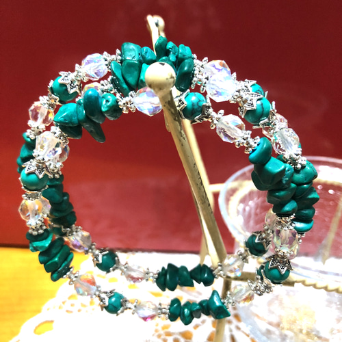 グリーンターコイズブレスレット 【公式通販】