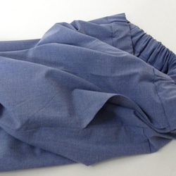 春夏款九分錐形褲（藍灰色） 第7張的照片