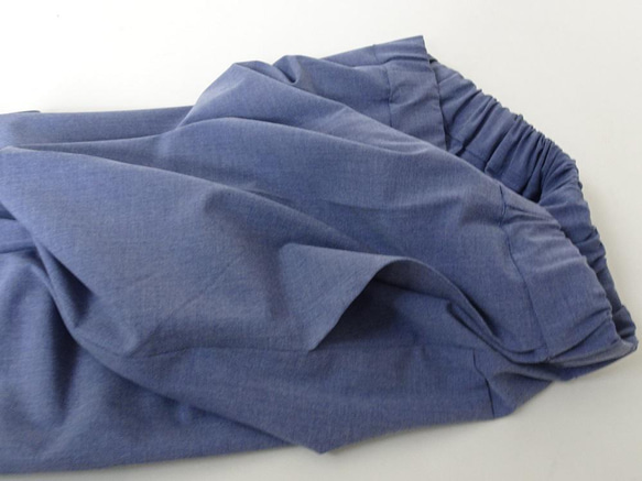 春夏特價9/4褲長錐形褲&lt;藍灰色&gt; 第7張的照片