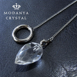 シルバー925リーフ型ペンダントトップ（オニキス）267 ネックレス