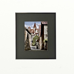 ポストカード ヨーロッパ風景画（組み合わせ自由4枚セット1.000円）No.206  ドルドーニュの中世の村 3枚目の画像