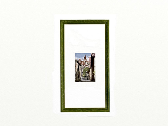 ポストカード ヨーロッパ風景画（組み合わせ自由4枚セット1.000円）No.206  ドルドーニュの中世の村 5枚目の画像