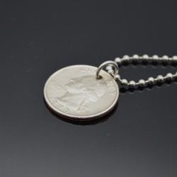 誕生年や記念年が見つかる］25セント・リバティコイン・ペンダント