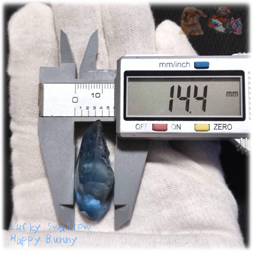 大きな青い宝石♪ 秘蔵品 宝石質 特殊希少カラー ブルーフロー