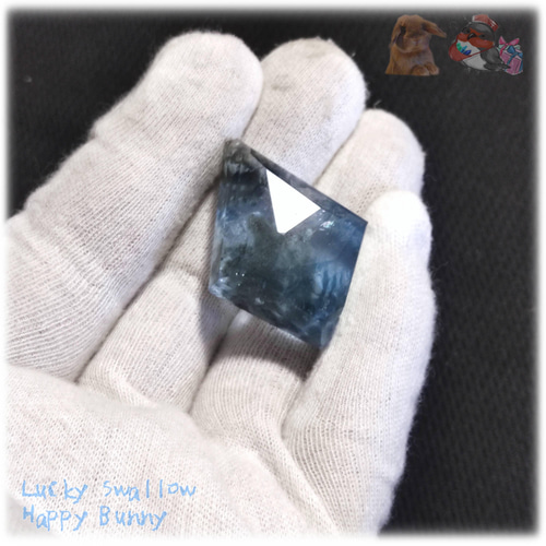 大きな青い宝石♪ 秘蔵品 宝石質 特殊希少カラー ブルーフロー