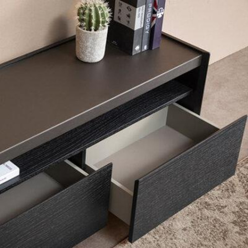 オーダーメイド ローボード テレビ台 モノトーン 黒家具 ブラック AV