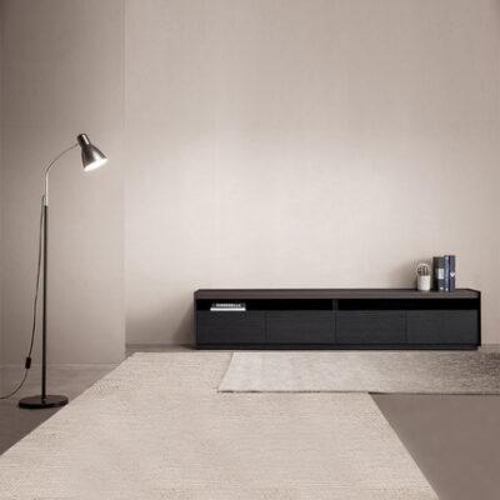 オーダーメイド ローボード テレビ台 モノトーン 黒家具 ブラック AV