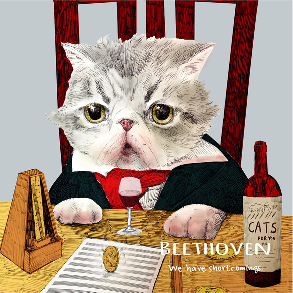 A3海報“貝多芬的貓” 第2張的照片